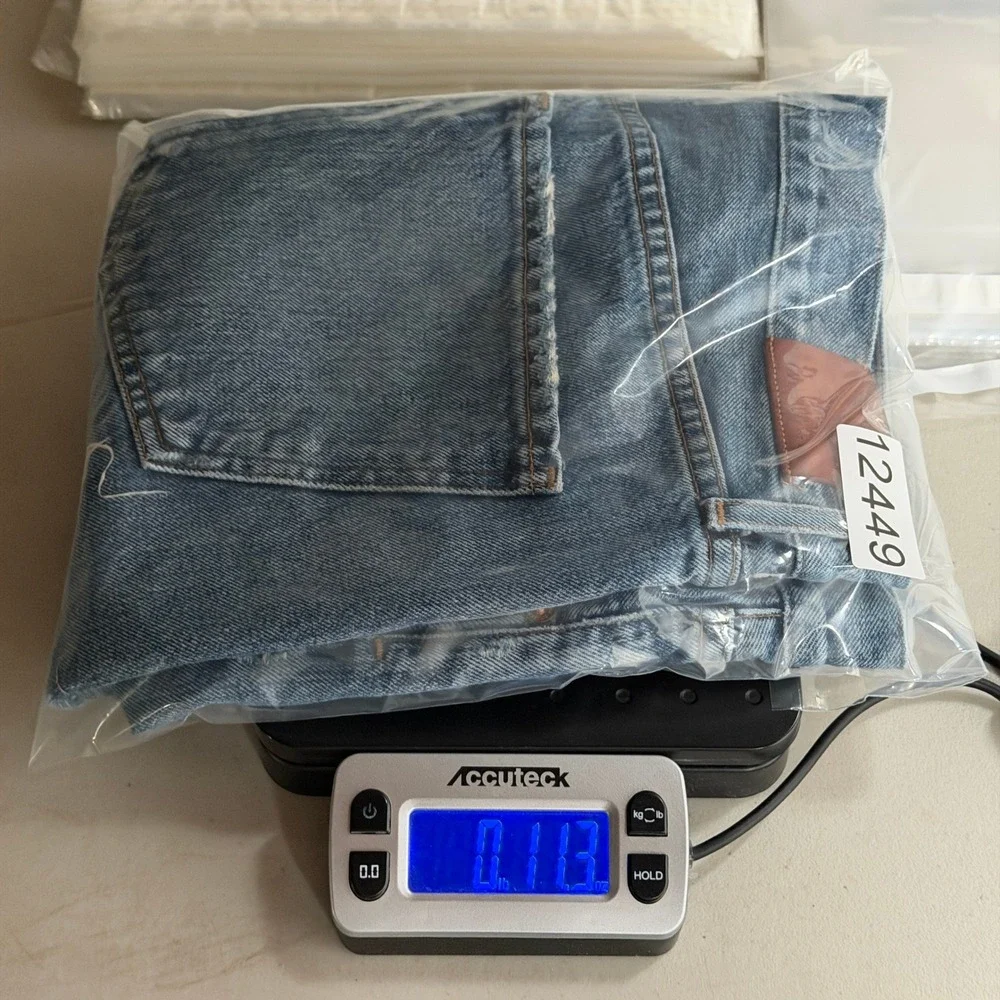 Citizens of Humanity Danielle Cut-Off Shorts Blue Distressed Denim 990D-837 32 - Picture 16 of 16